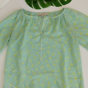Loft NWOT Polca Dot Women's Top Blouse Size XSP